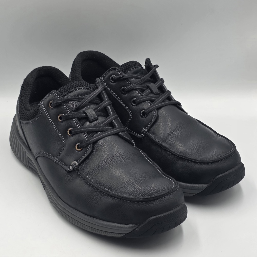 Orthofeet Leo 429 Mens 10D Black Leather Orthopedic Diabetic Comfort Shoes